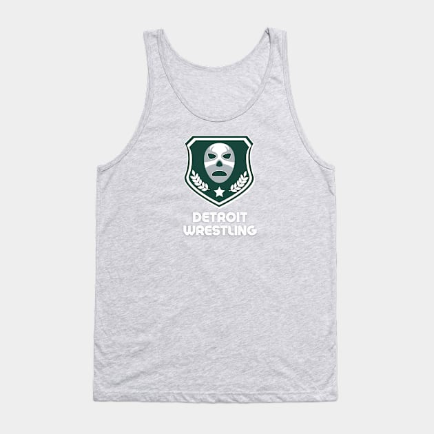 Detroit Wrestling "Leonidas Green" Tank Top by DDT Shirts